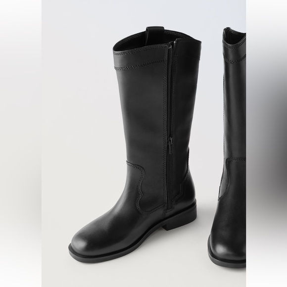 Zara Black Kids Boots - Picture 5 of 5